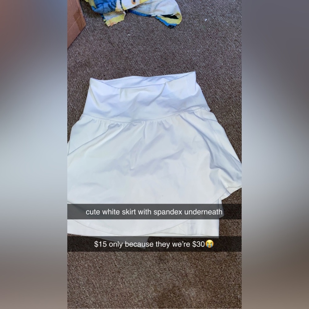 cute skirt with spandex underneath